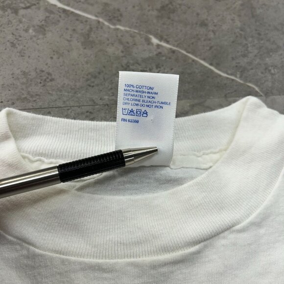 90s Vintage Chicago Bulls Graphic Tee Mens Large NBA Champions Short Sleeve - Picture 5 of 8